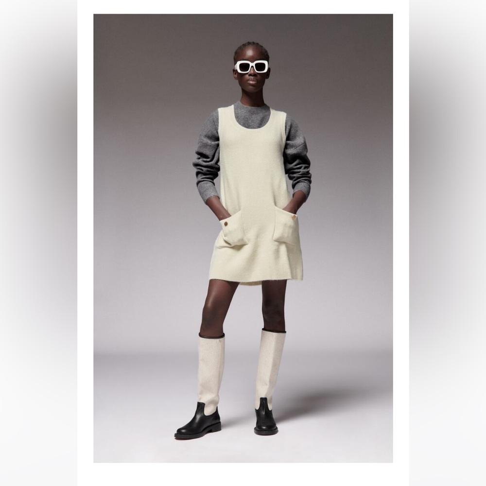 Zara Pinafore dress